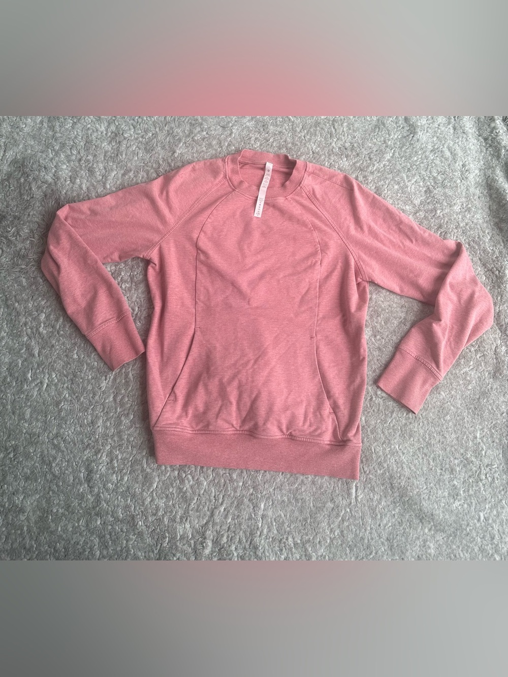 lululemon athletica Pink Crewneck Pullover Sweater